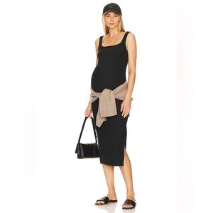 open lace back dress Beyond Yoga Spacedye Icon Midi Dress